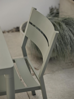 Delia dining chair Dusty Green | Brafab